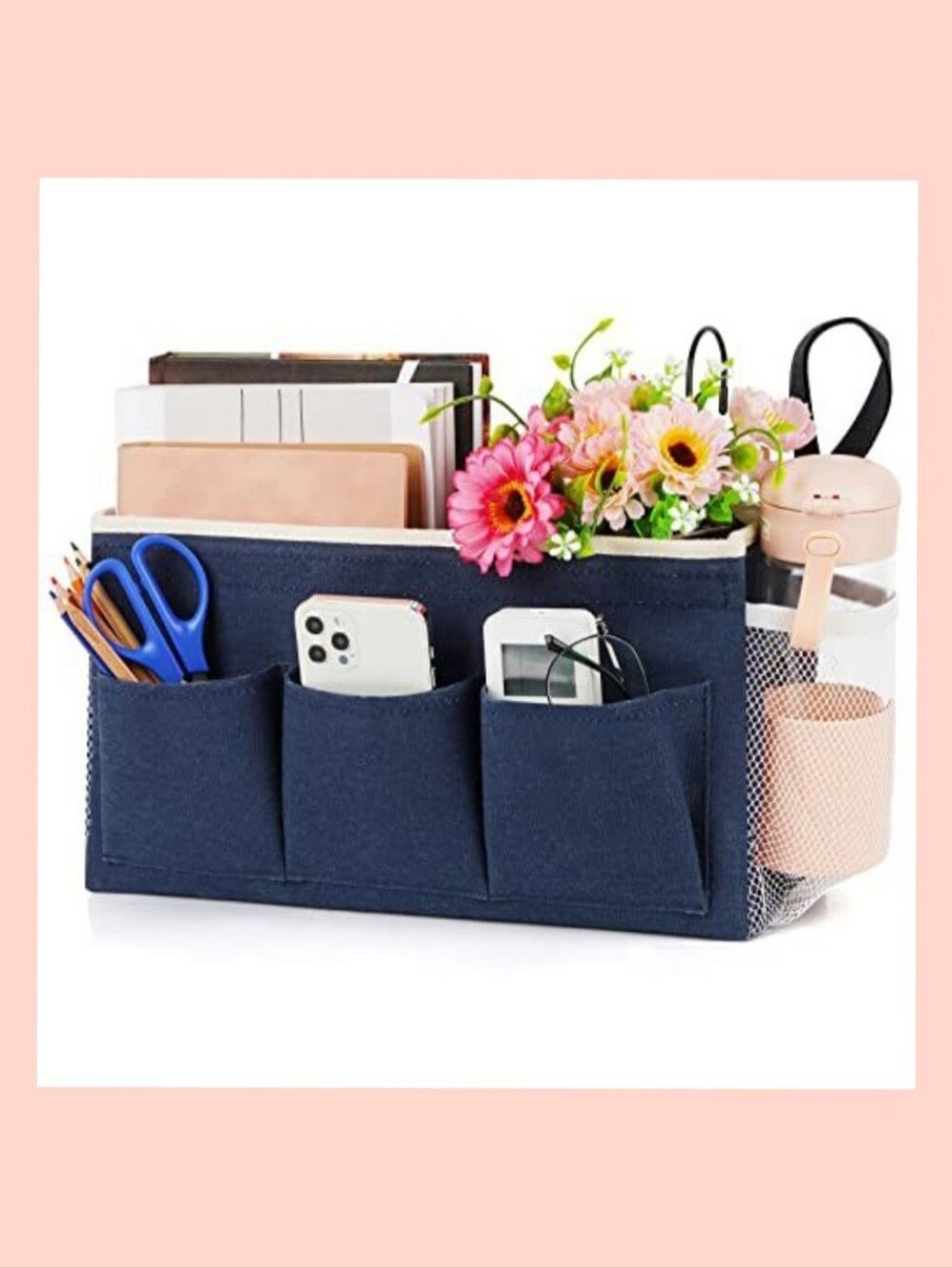 Bedside Caddy Storage Bag by Lilithye Hanging Organizer for W/Fixed Straps New